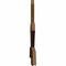Ekena Millwork Davenport Rough Sawn Timber Gable Bracket, Western Red Cedar, 84"W x 38"H x 2"D x 6"F, 11/12 Pitch GBW084X38X0206DAV00RWR - alternate 5